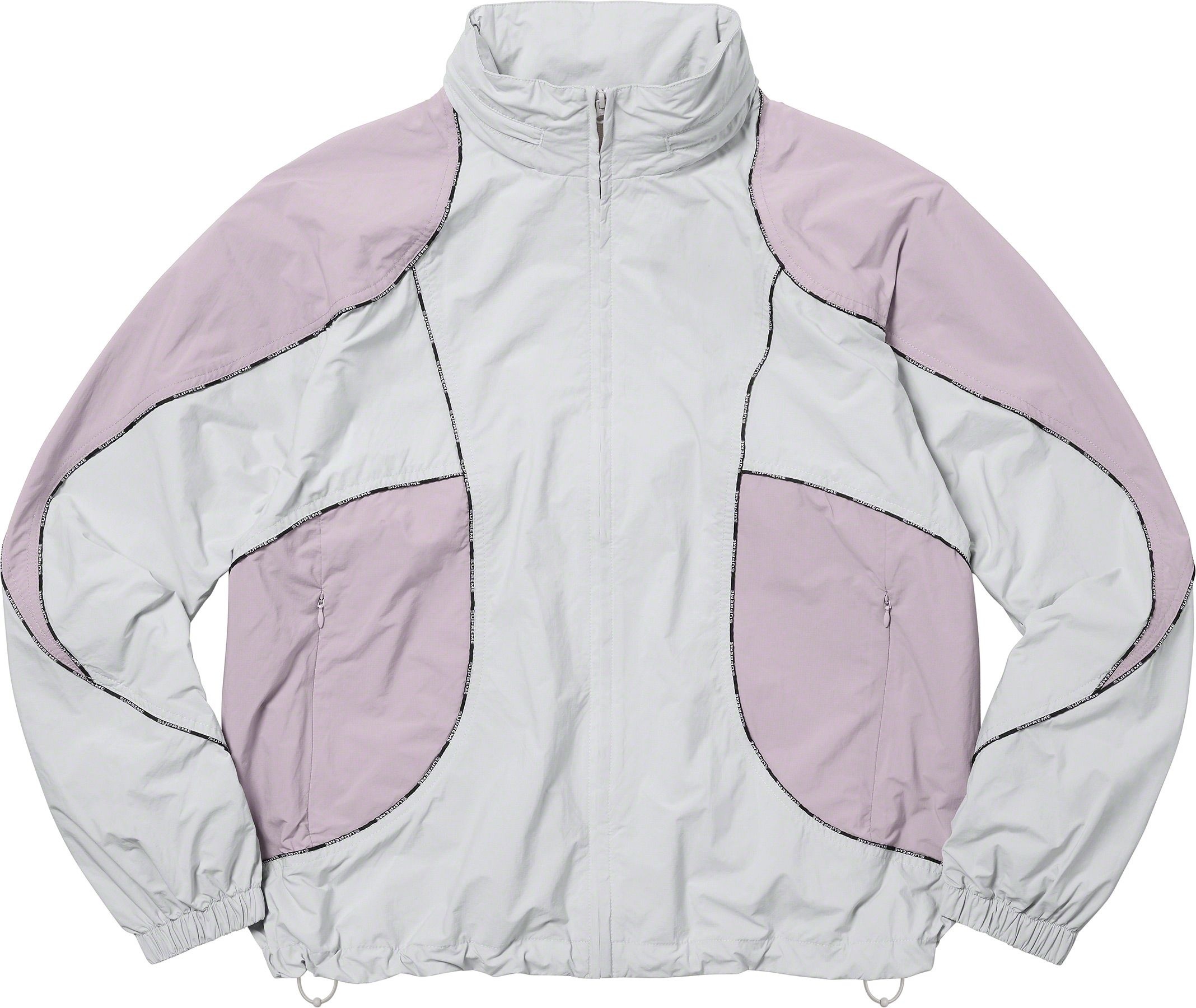 Logo Piping Hooded Track Jacket view 33